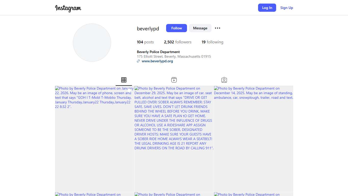 Beverly Police Department (@beverlypd) • Instagram photos and videos